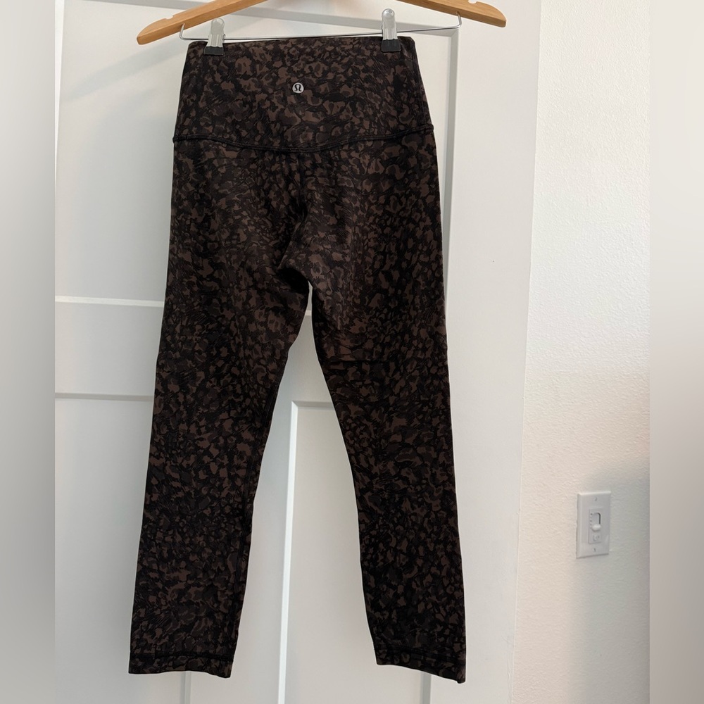 lululemon athletica Brown and Black Patterned Leggings